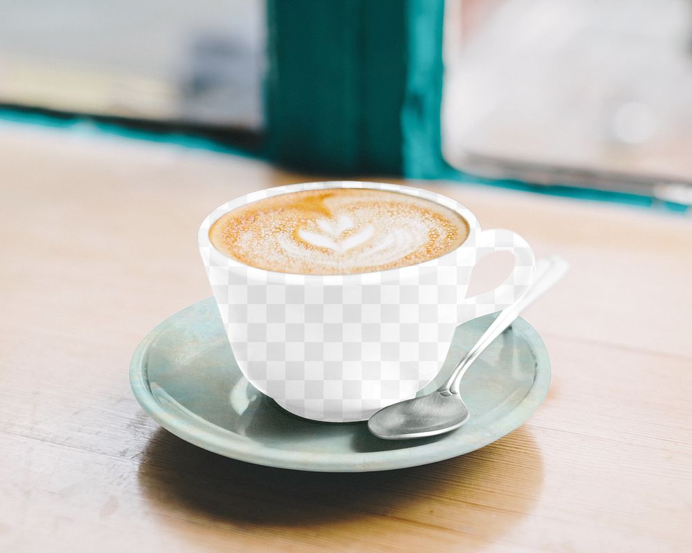 Coffee cup png mockup, transparent design