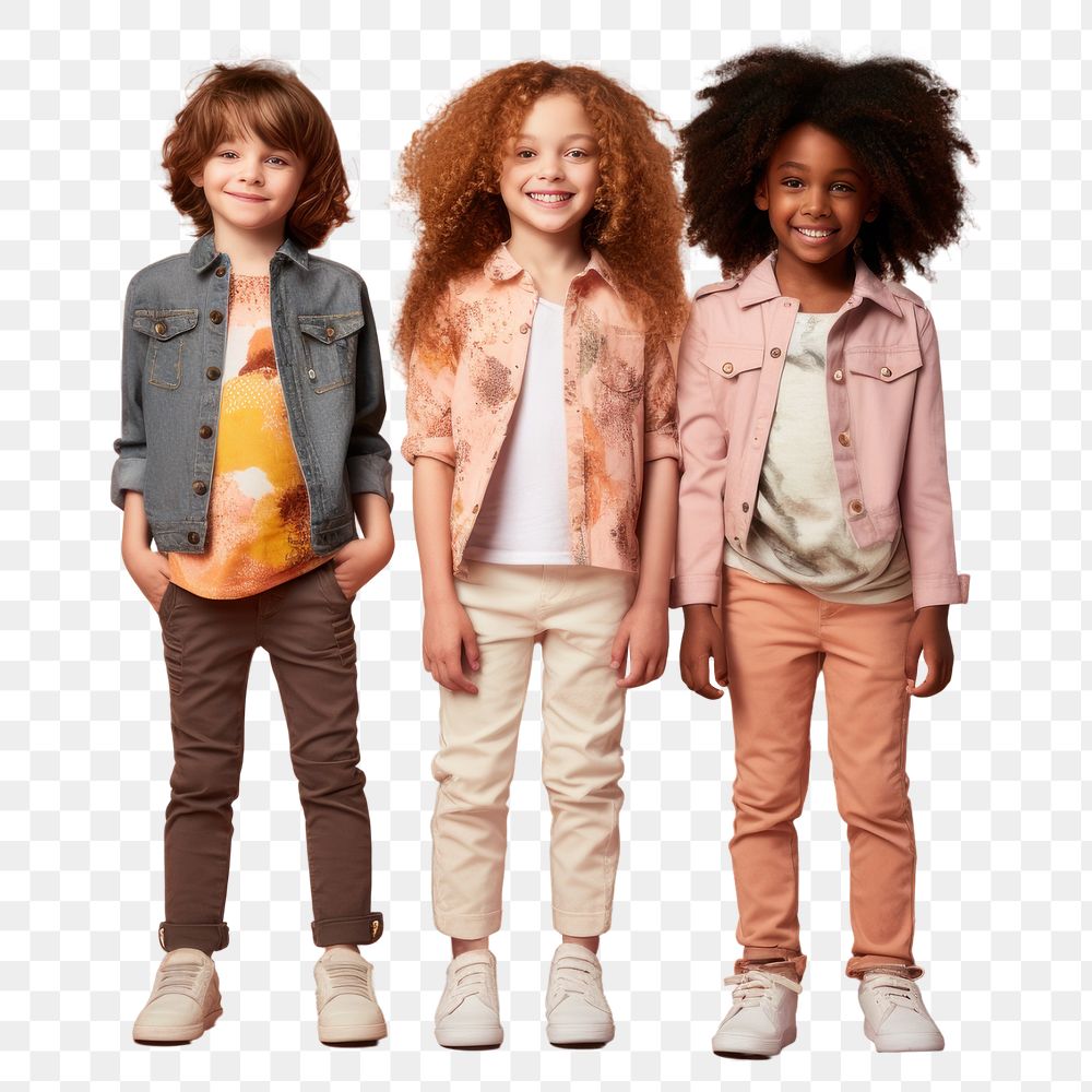 Footwear fashion jacket child.  PNG with transparent background.