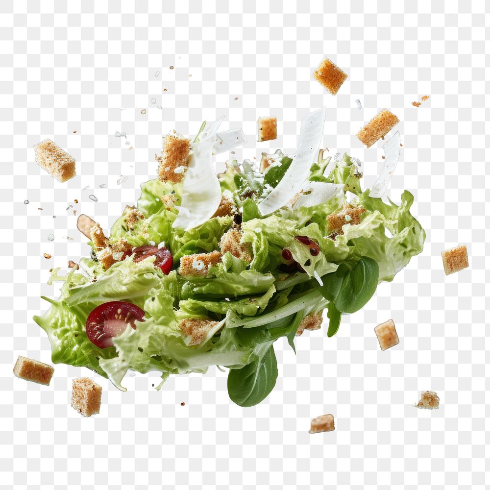 Vegetable lettuce food meal.  PNG with transparent background.