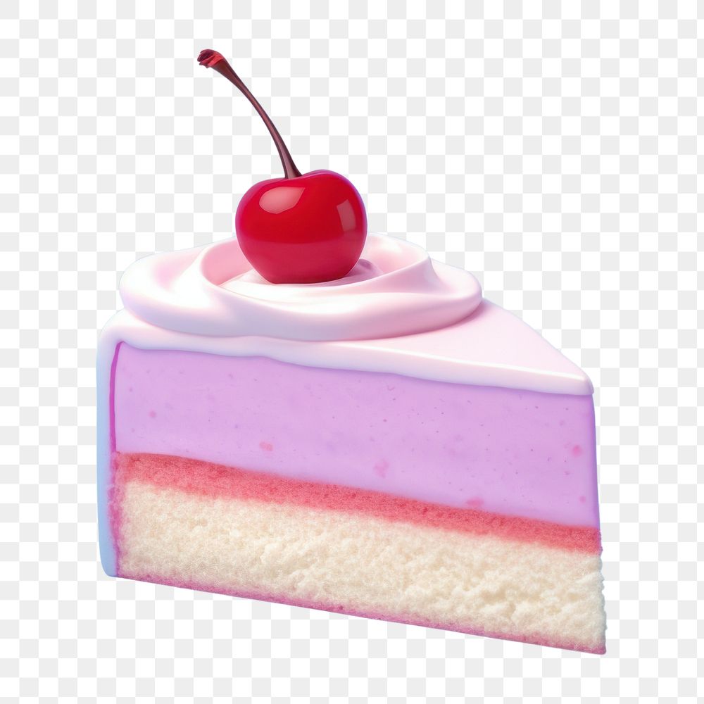 Dessert cherry cream fruit. AI generated Image by rawpixel.