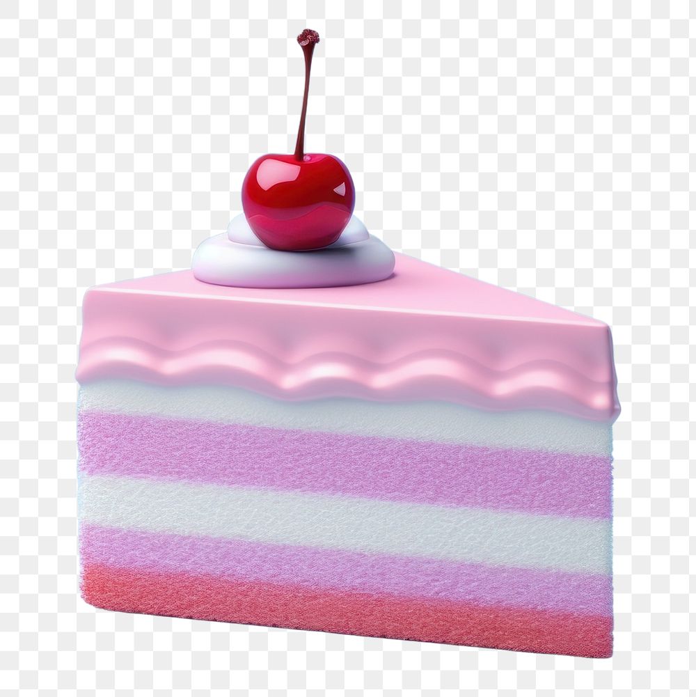 Dessert cherry fruit food.  PNG with transparent background.