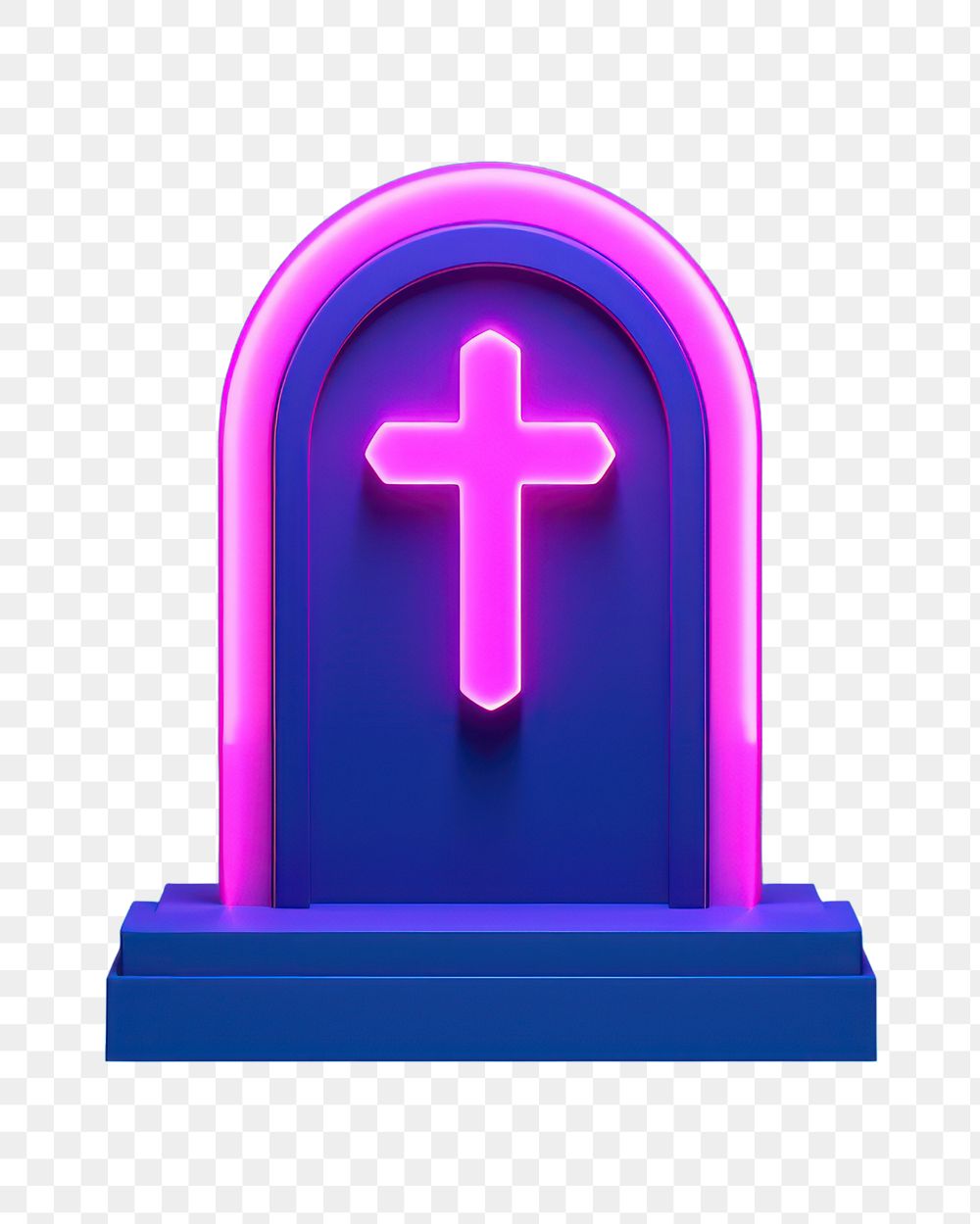 Architecture symbol cross spirituality.  PNG with transparent background.