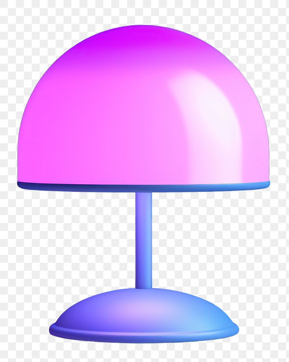 Lampshade appliance lighting glowing.  PNG with transparent background.