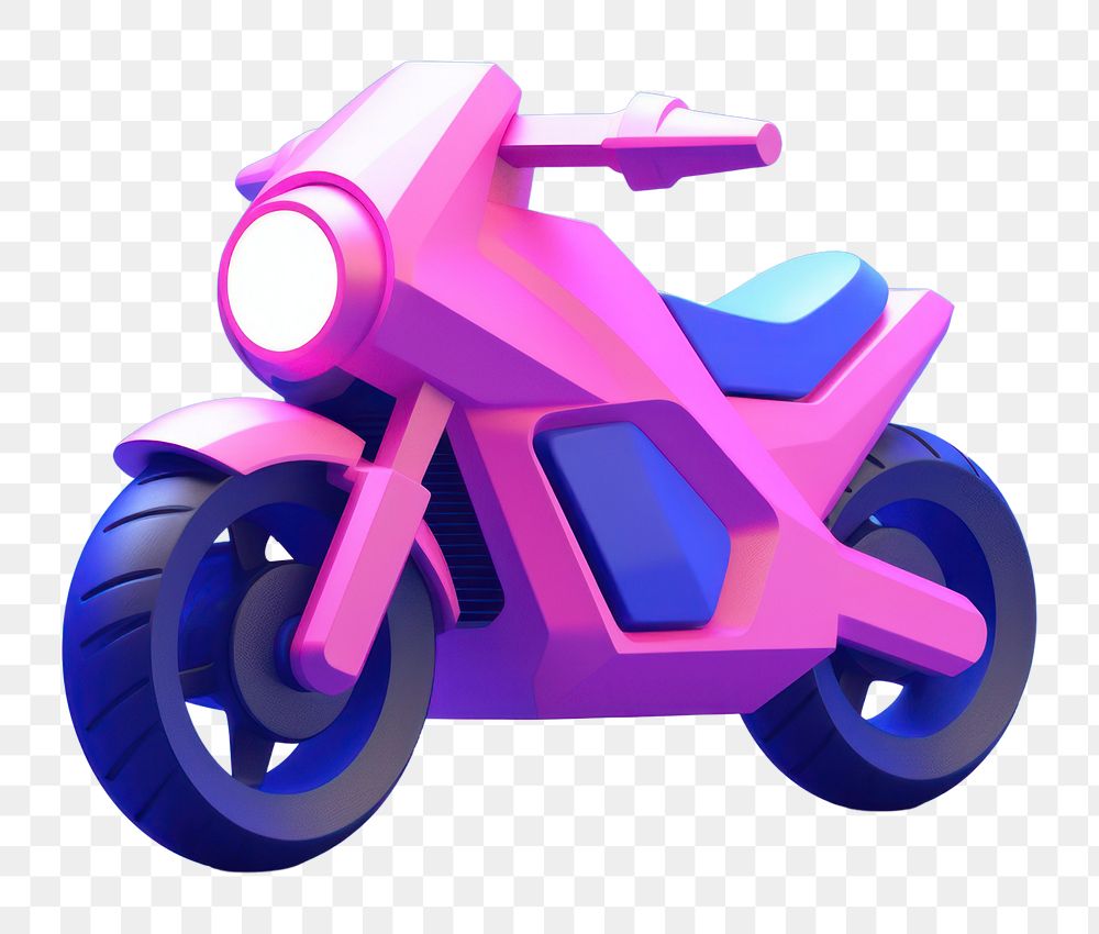 Motorcycle vehicle wheel moped.  PNG with transparent background.