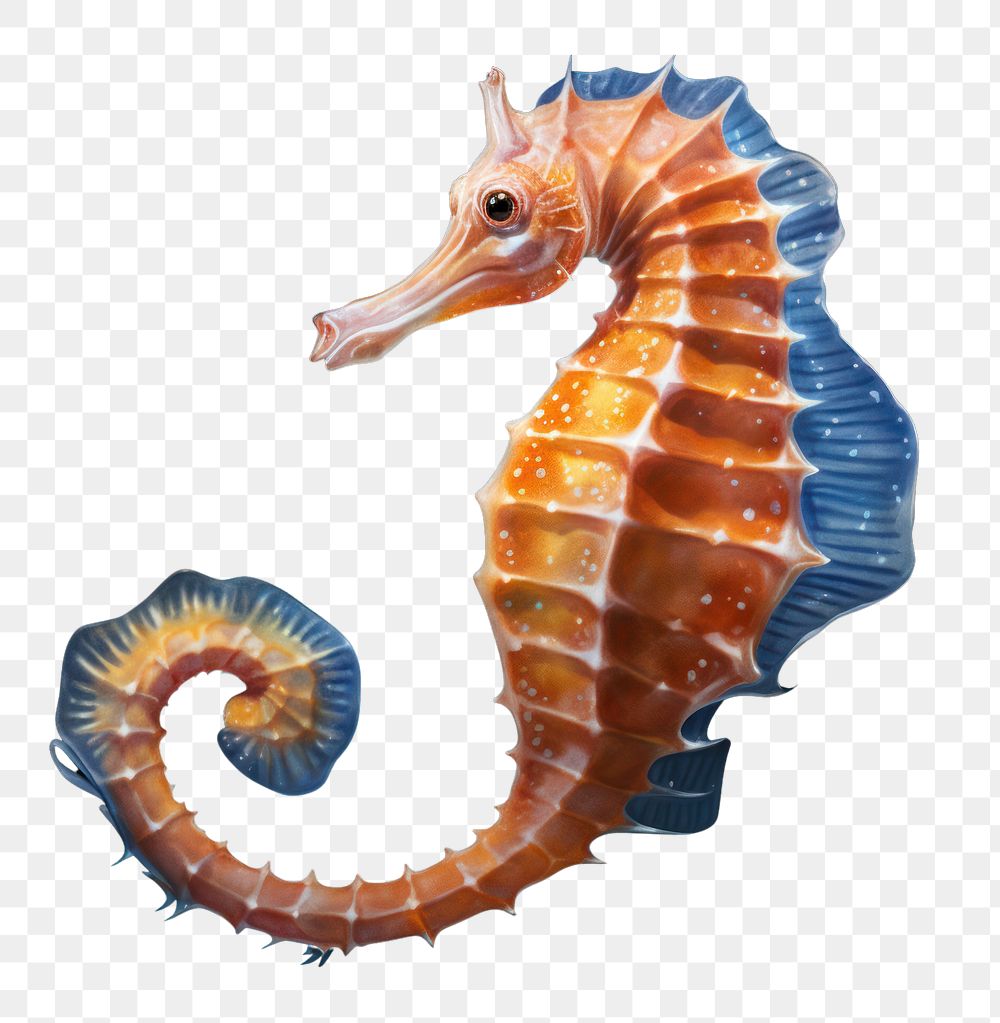 Seahorse animal invertebrate cephalopod. AI generated Image by rawpixel.
