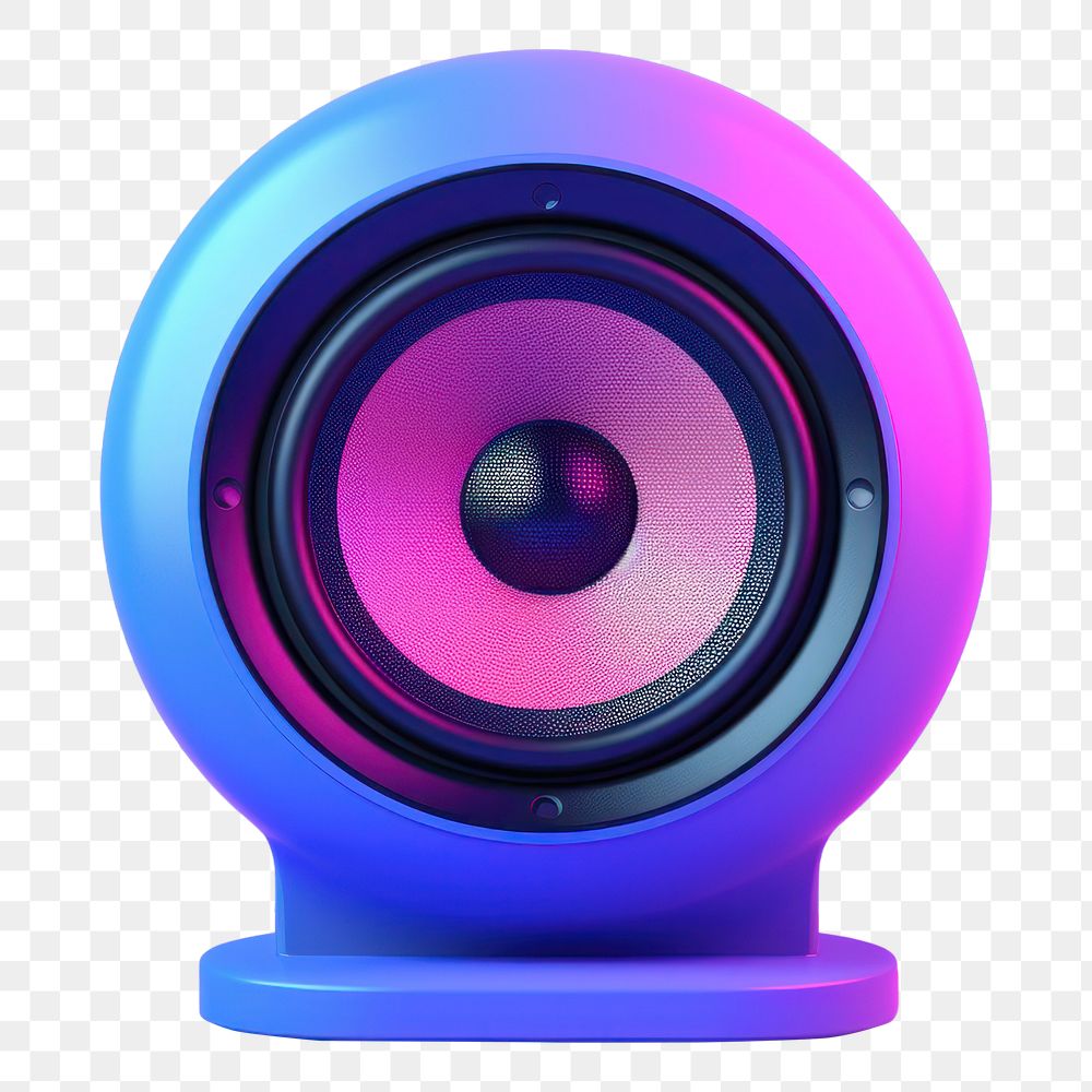 Loudspeaker electronics technology multimedia.  PNG with transparent background.