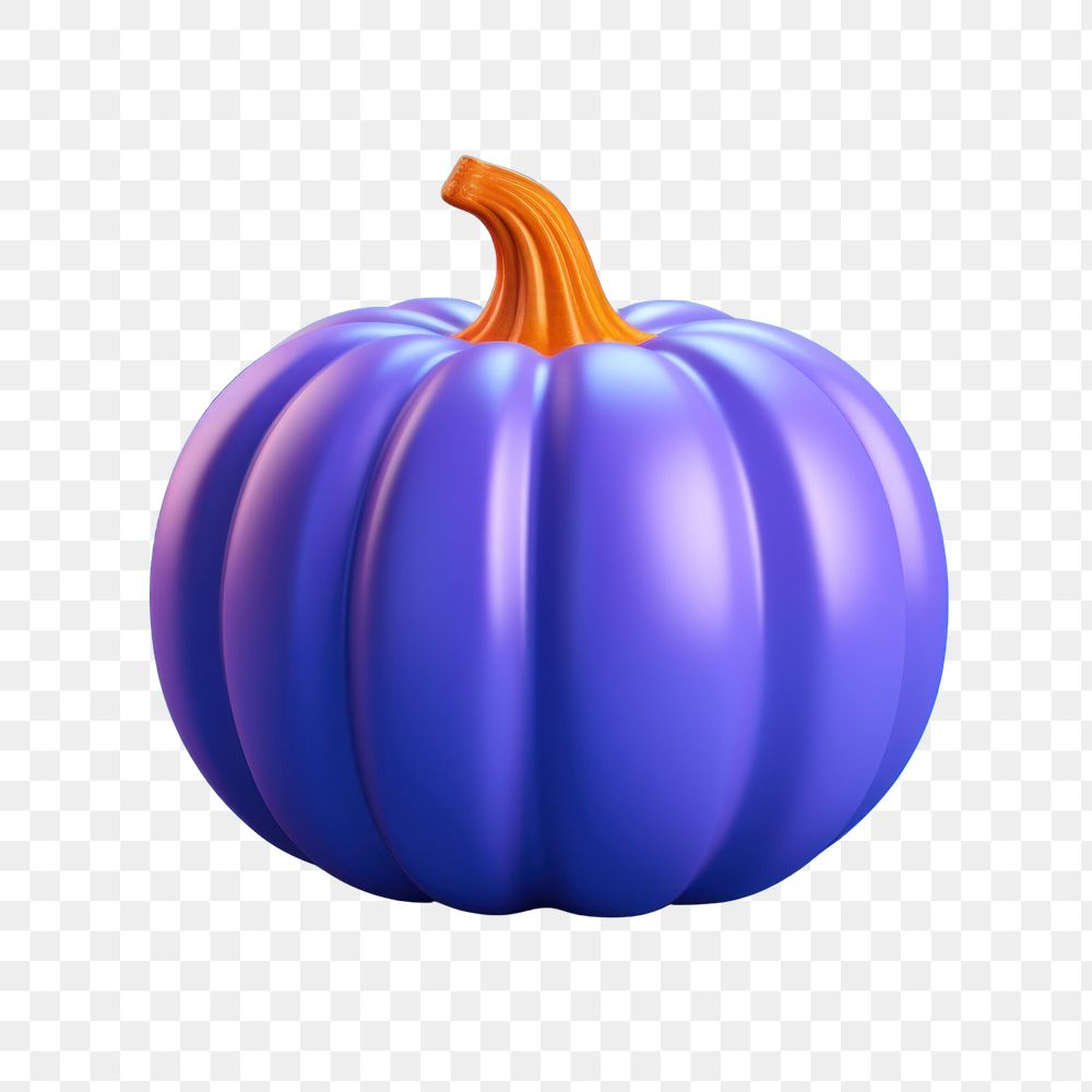 Vegetable pumpkin plant food.  PNG with transparent background.