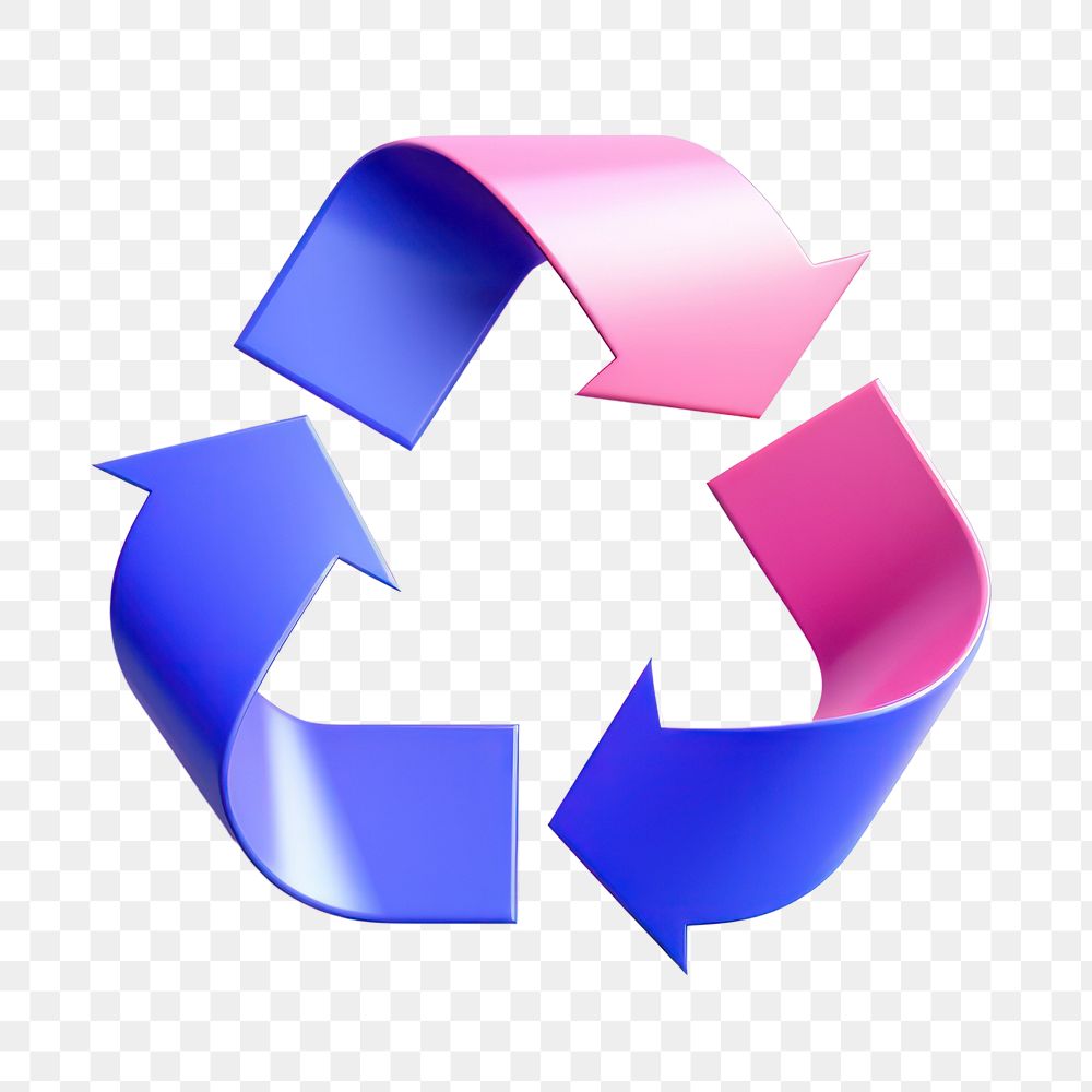 Symbol recycling letterbox appliance.  PNG with transparent background.