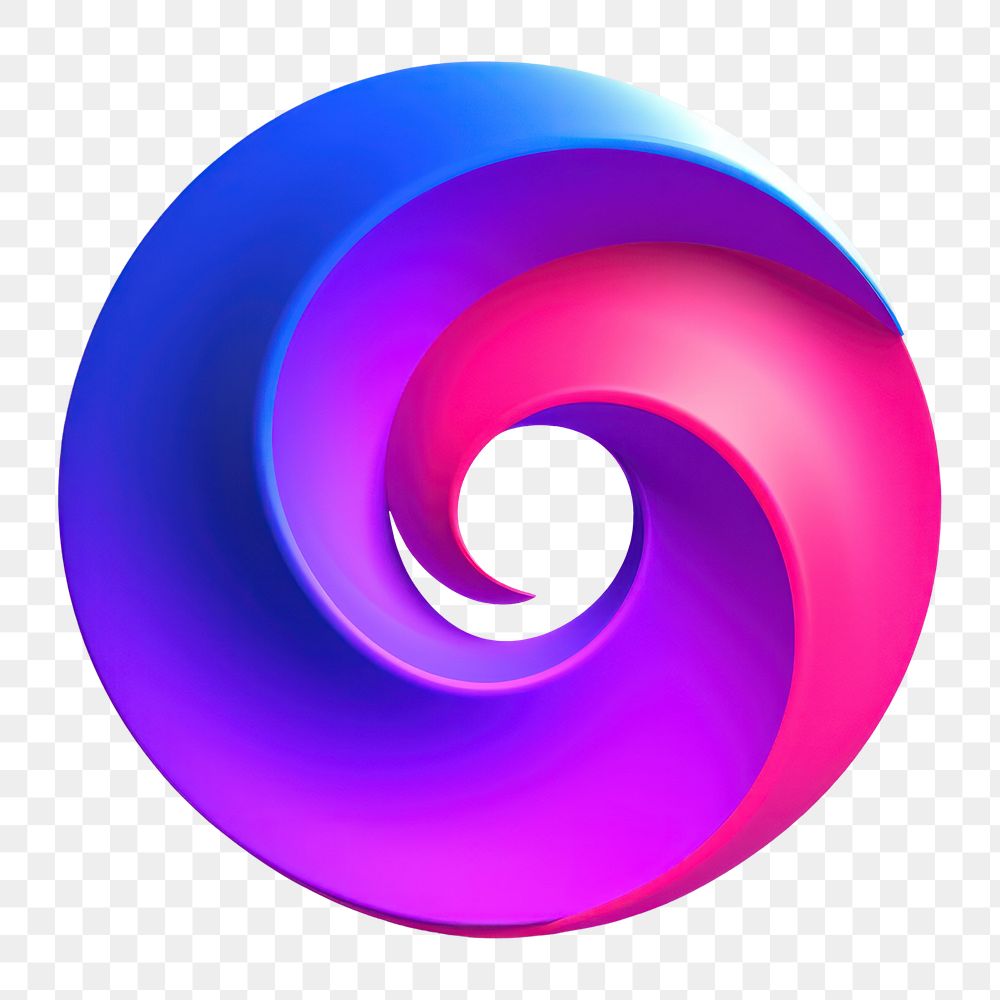 Purple spiral technology flowing. 