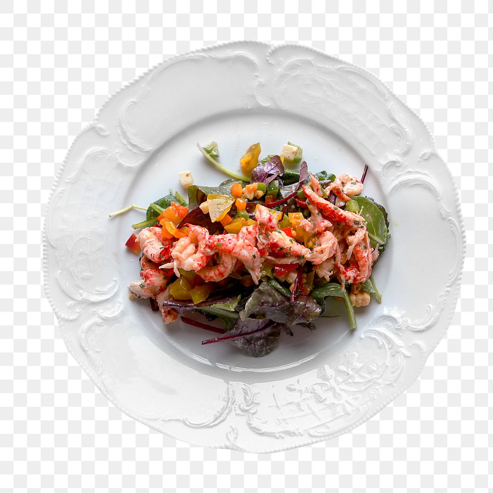 Healthy salad png, healthy food, transparent background