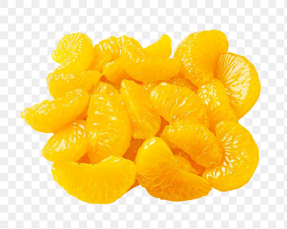 Orange slices png, transparent background