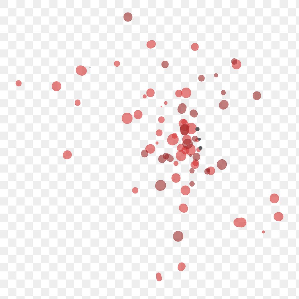 PNG red ink splatter, blood drops  transparent background