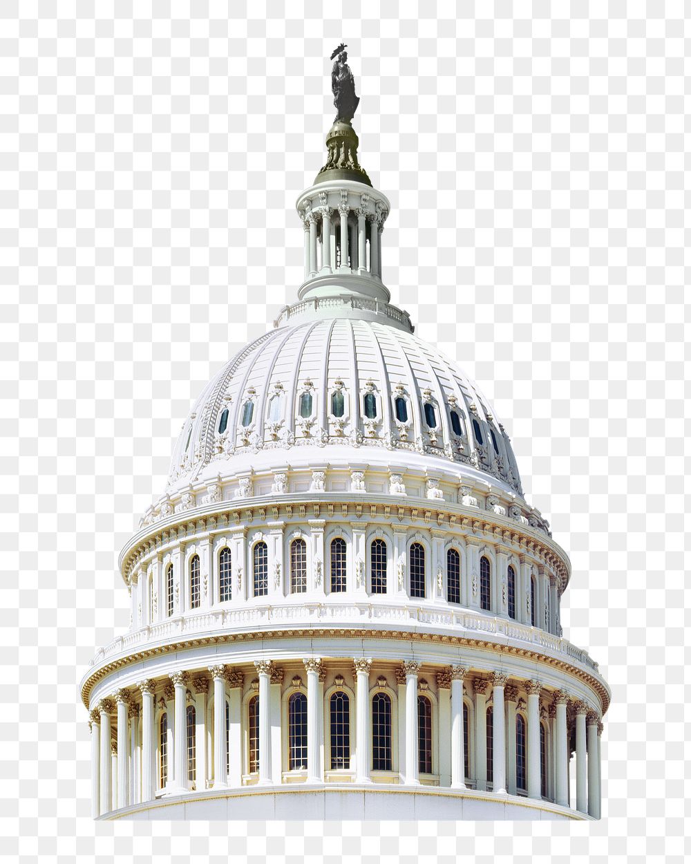 Png USA Capitol dome, transparent background