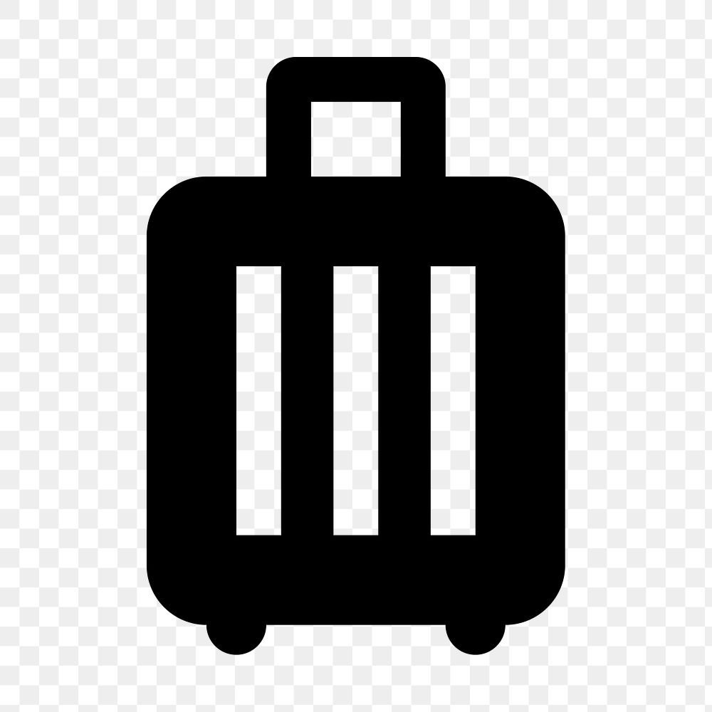 PNG luggage flat icon, transparent background