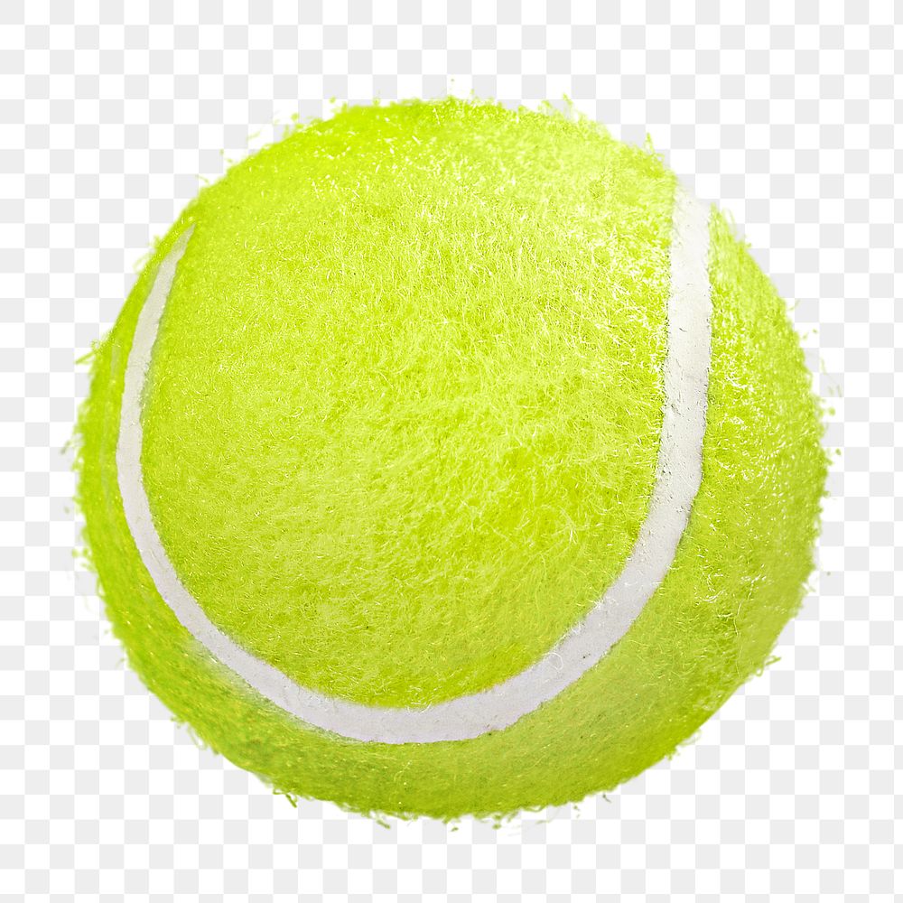Png tennis ball, isolated image, transparent background