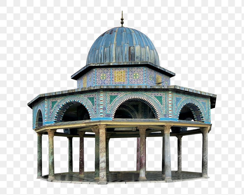 Png Dome of the Rock shrine in Israel, transparent background