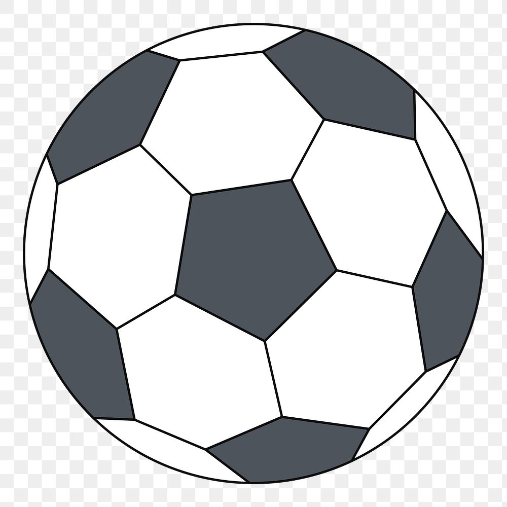 Png football ball equipment illustration, transparent background