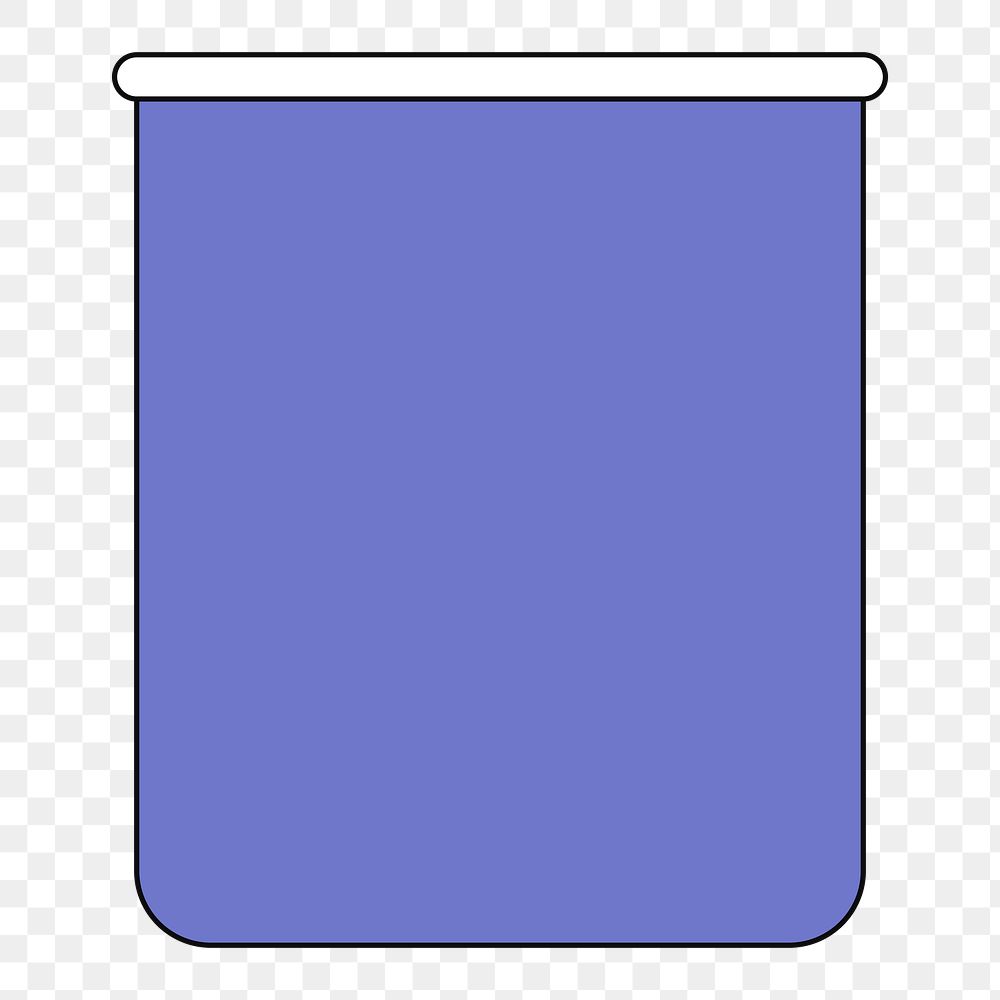 PNG Purple jar, flat object illustration, transparent background