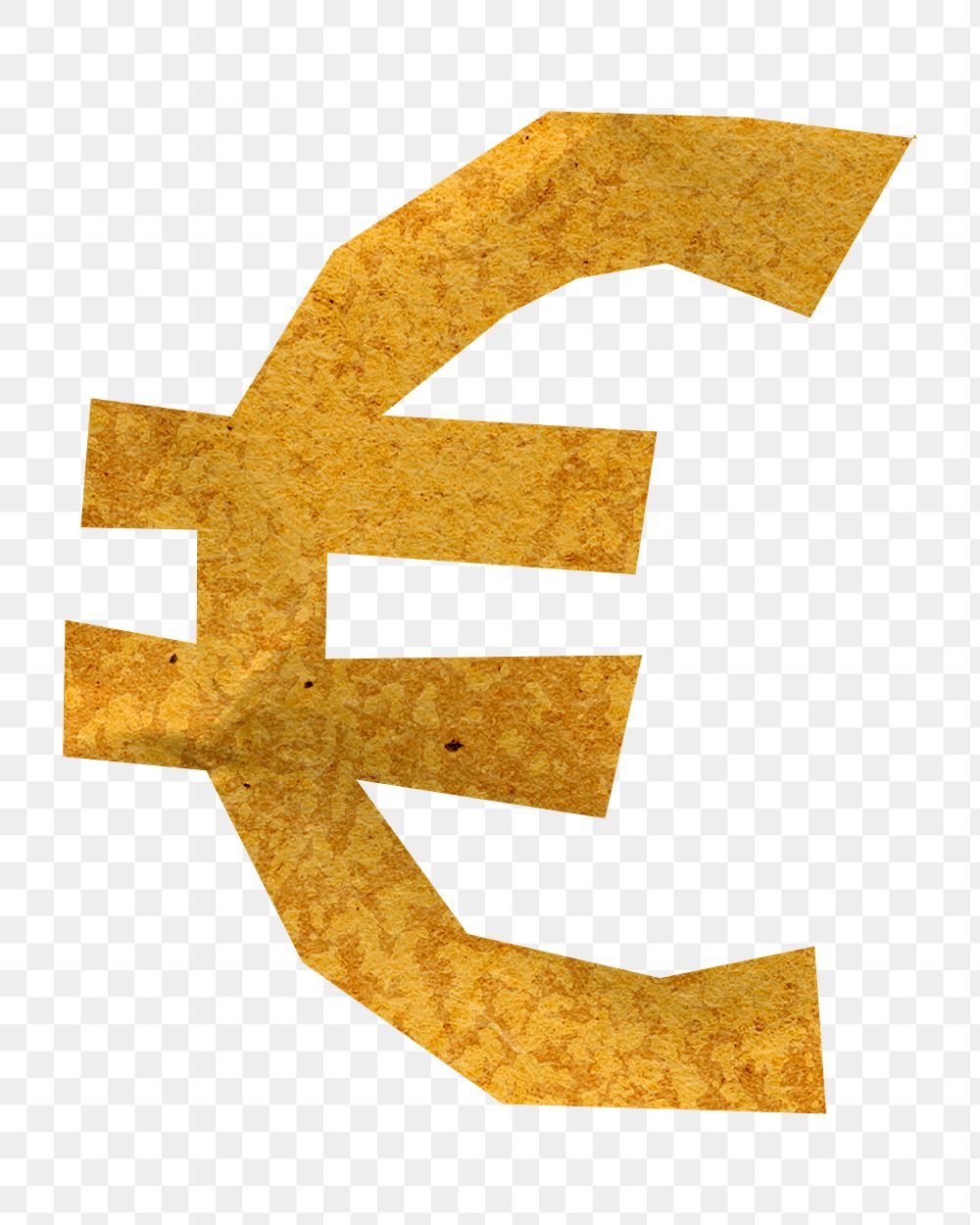 PNG Euro symbol, European money currency, transparent background