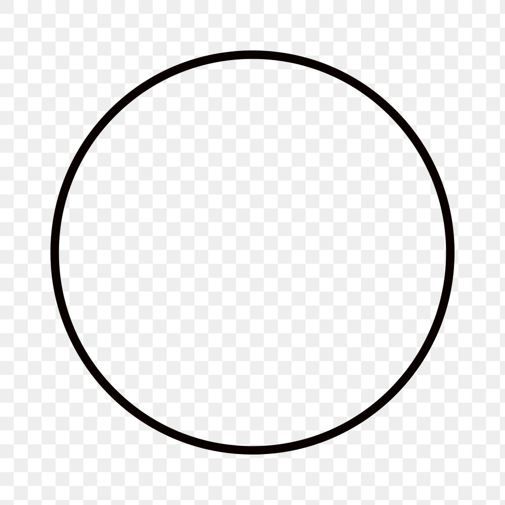 Circle shape png, transparent background