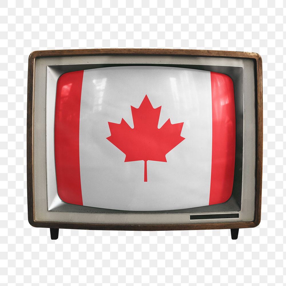 Png Canada flag TV, transparent background