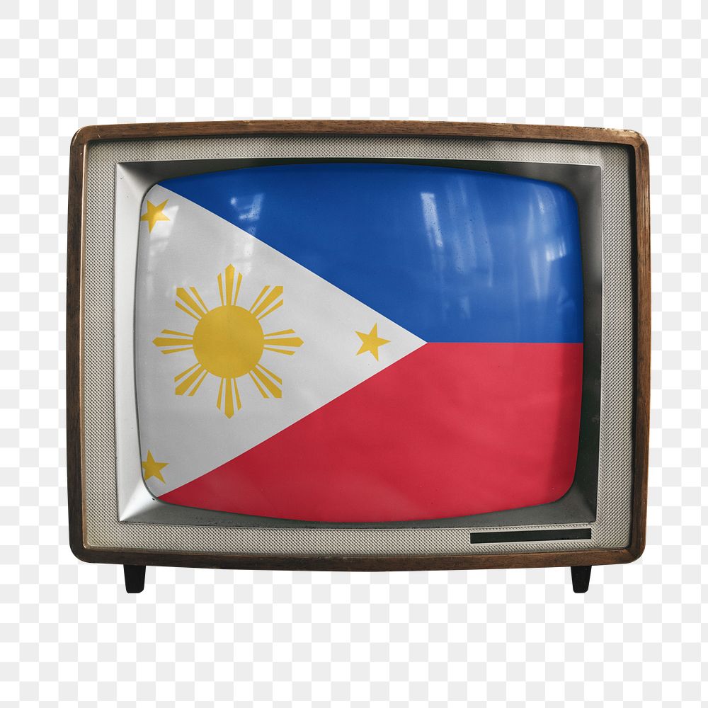 Png the Philippines flag TV, transparent background
