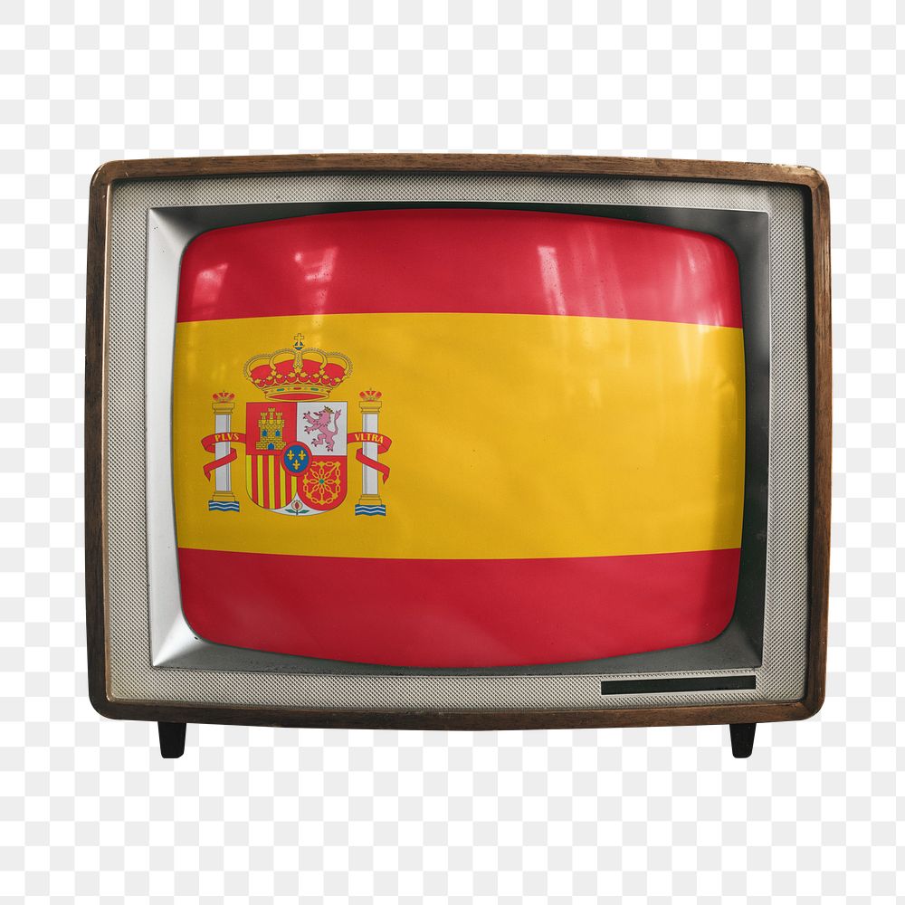 Png Flag of Spain TV, transparent background