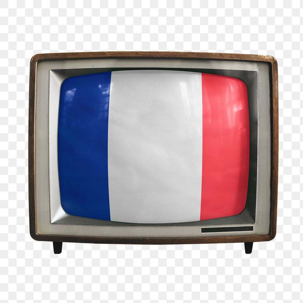 Png TV flag of France, transparent background