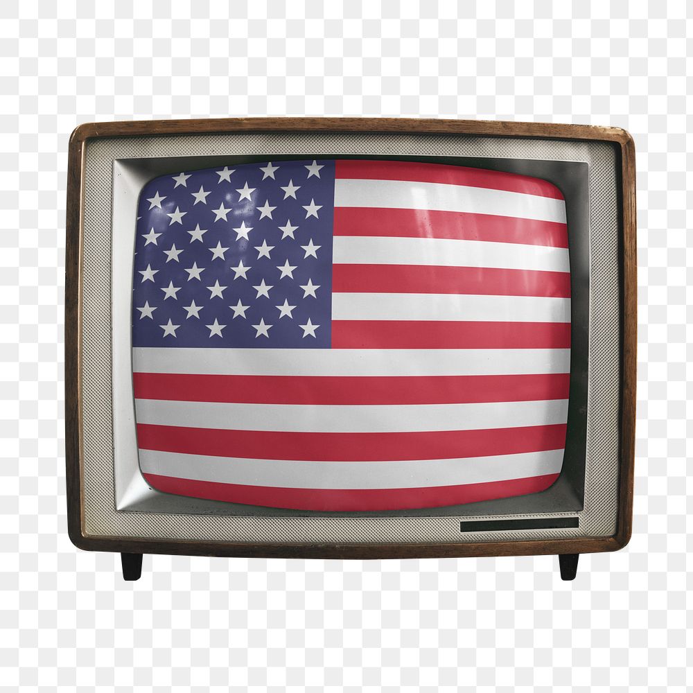 Png America TV flag United States, transparent background