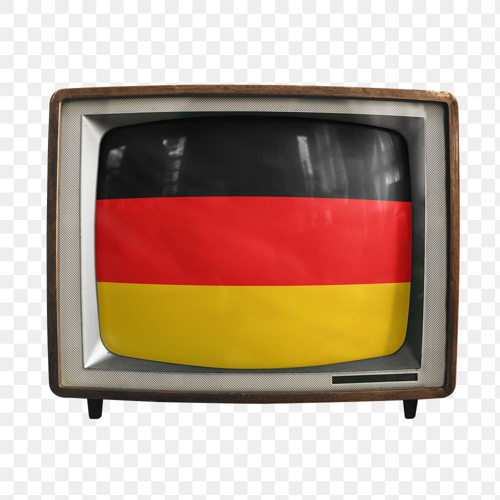 Png TV flag Germany, transparent background