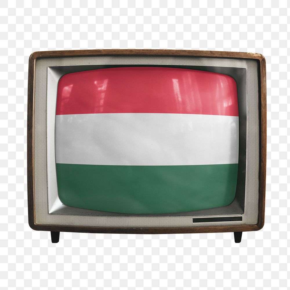Png TV Hungary flag, transparent background
