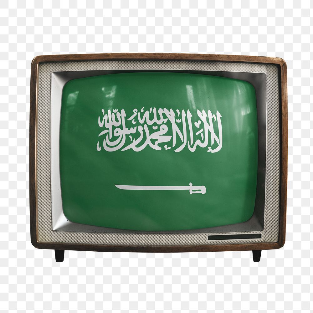 Png Saudi Arabia TV flag, transparent background