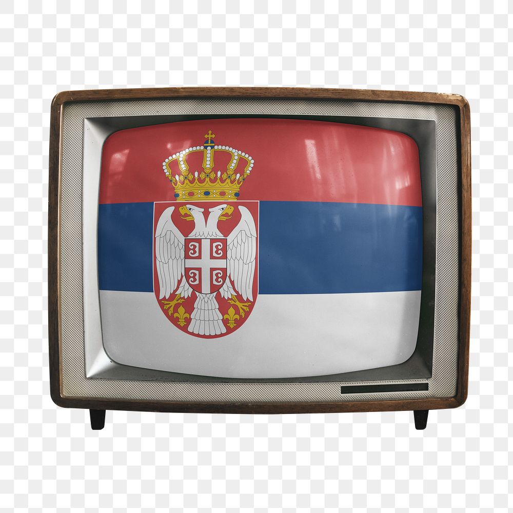 Png TV Serbia flag news, transparent background