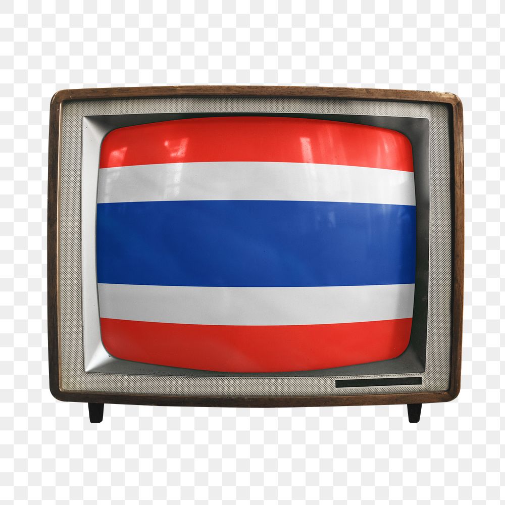 Png Thailand flag TV, transparent background