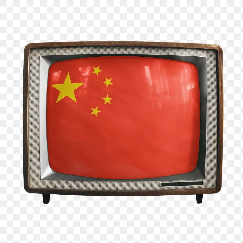 Png TV flag of China, transparent background