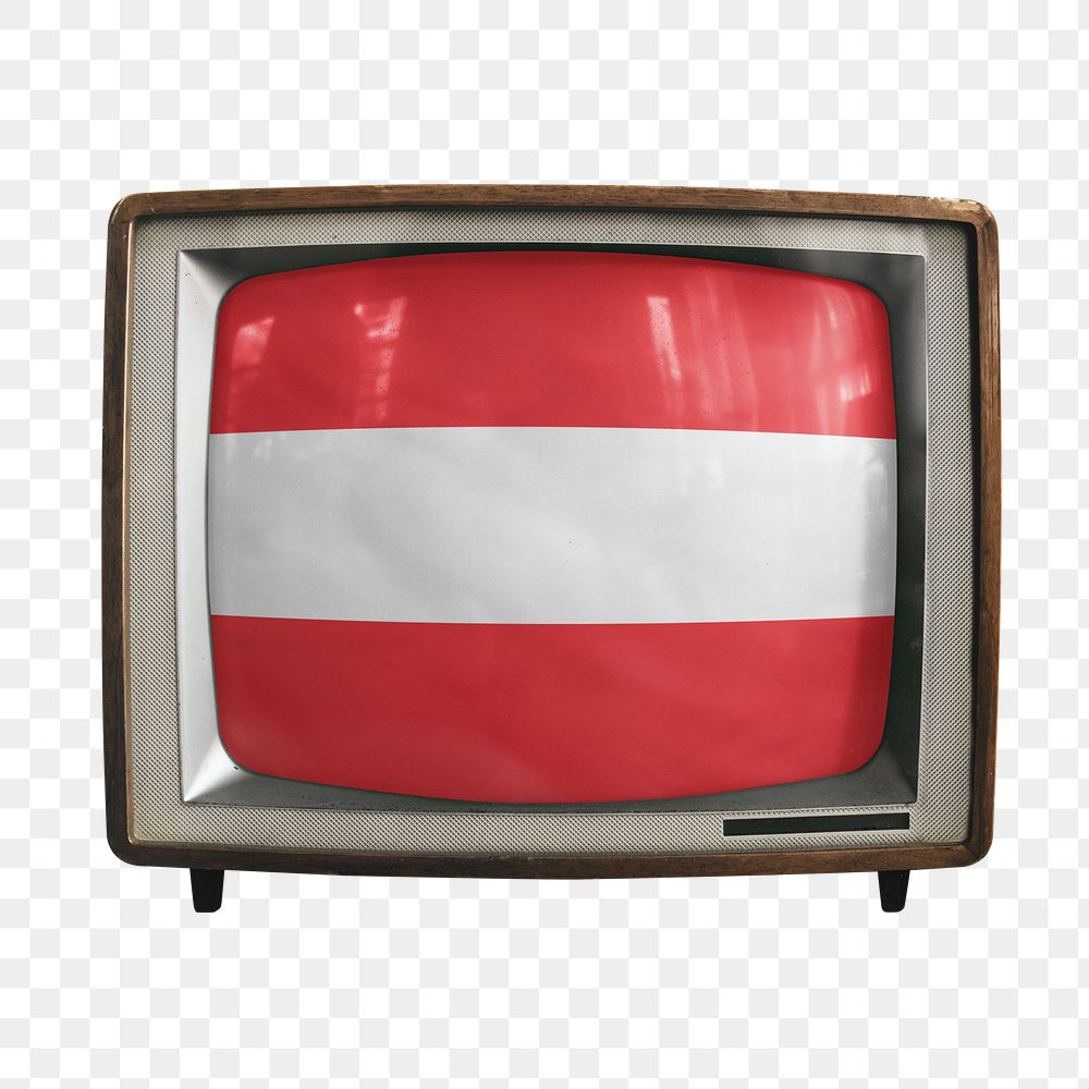 Png TV Austria flag, transparent background