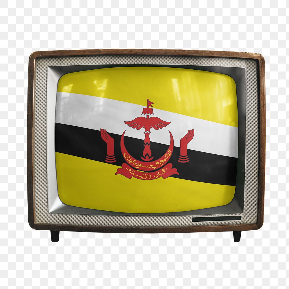 Png TV Brunei flag, transparent background