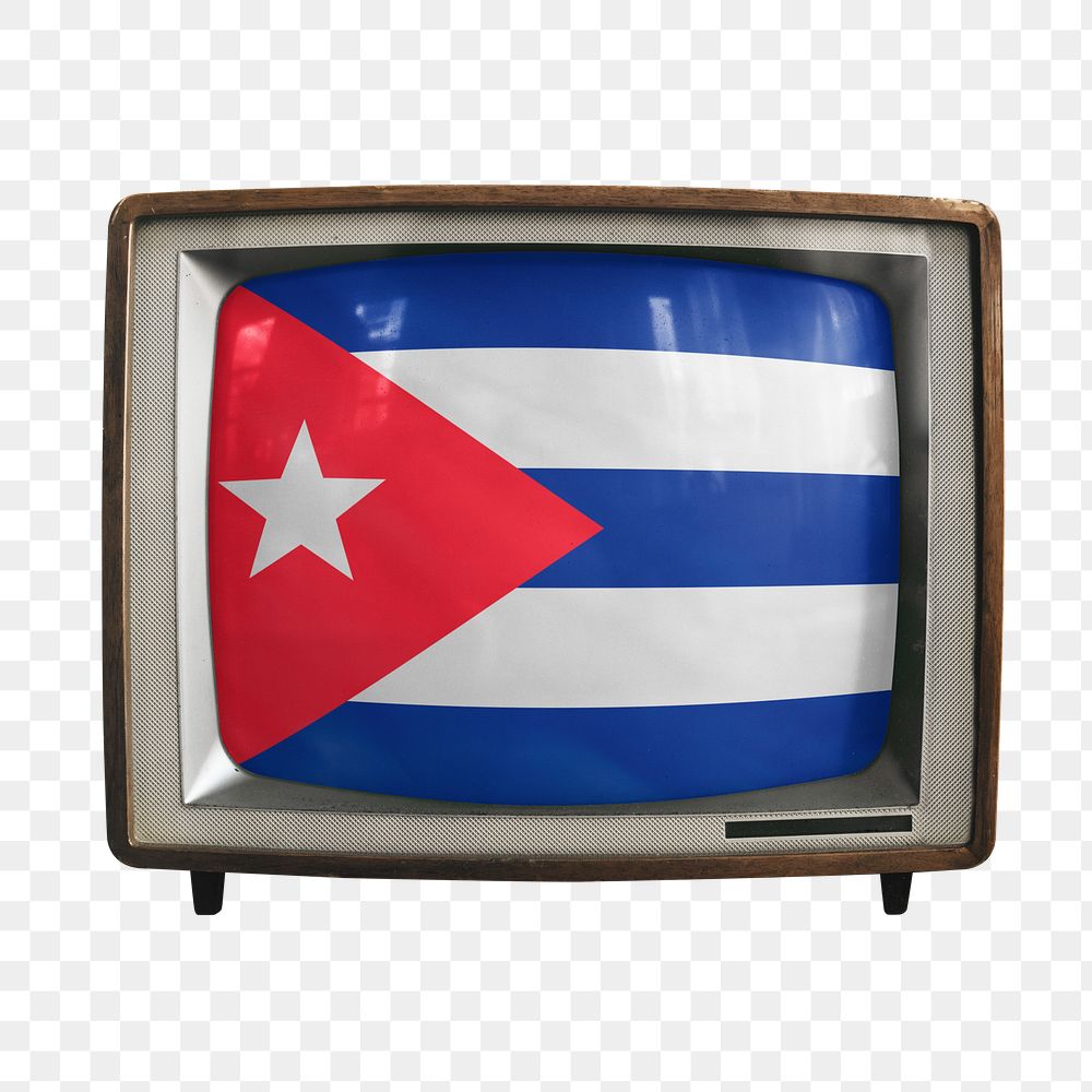 Png TV Puerto Rico flag, transparent background