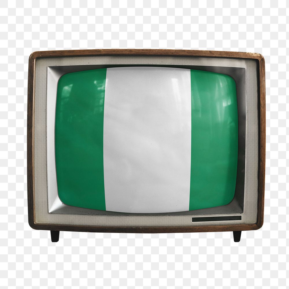 Png TV Nigeria flag, transparent background