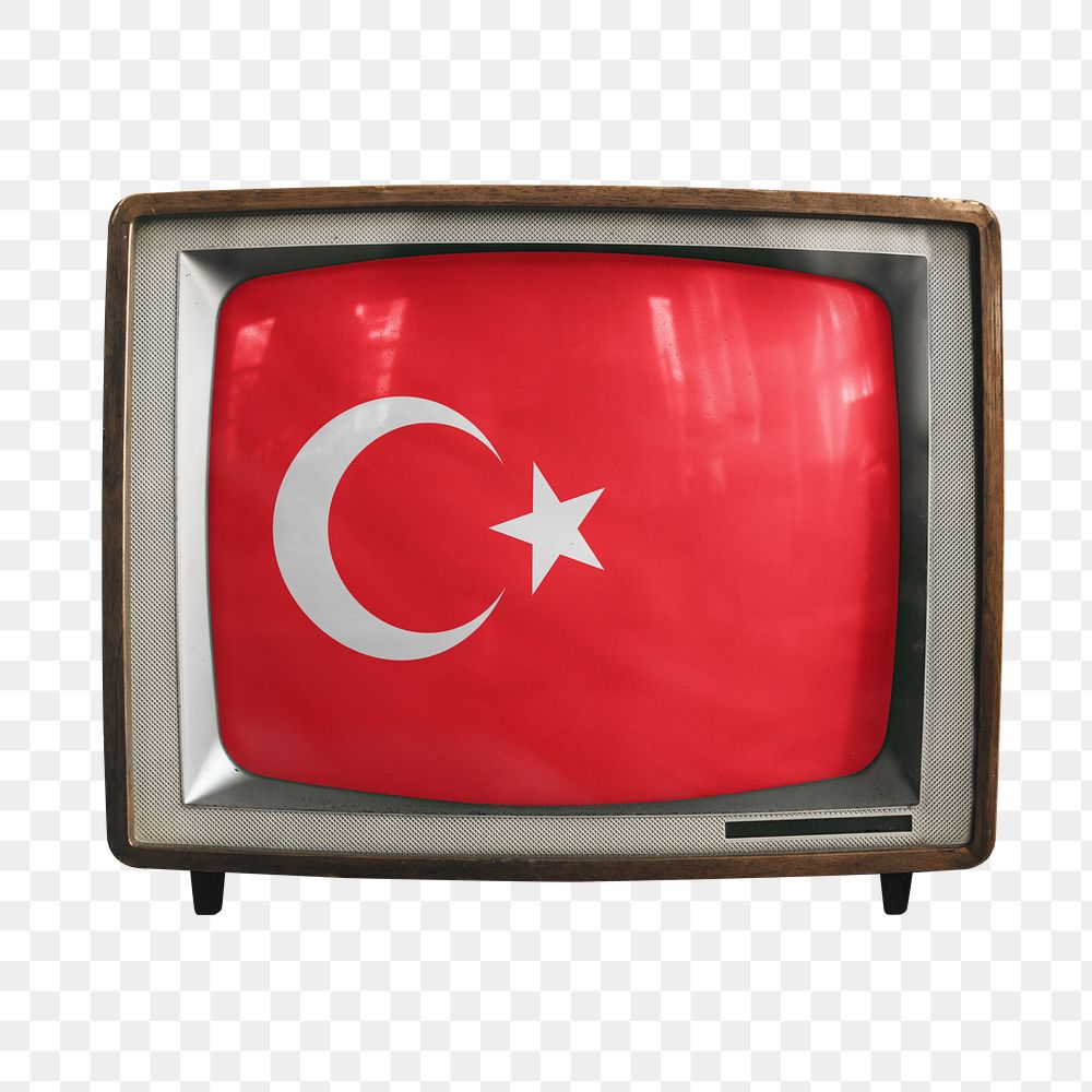 Png TV Turkey flag news, transparent background