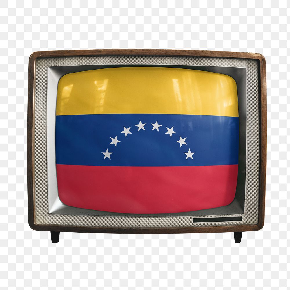 Png TV Venezuela flag, transparent background