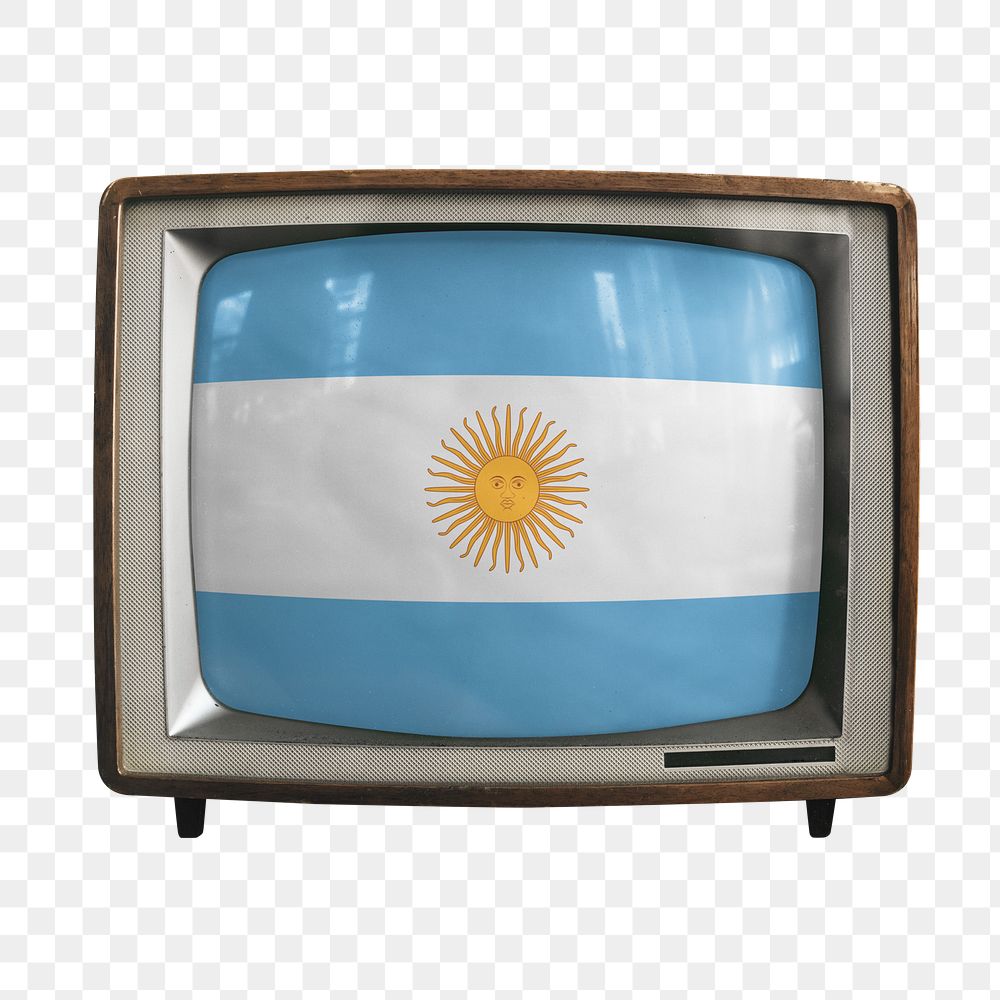 Png Argentina flag TV, transparent background