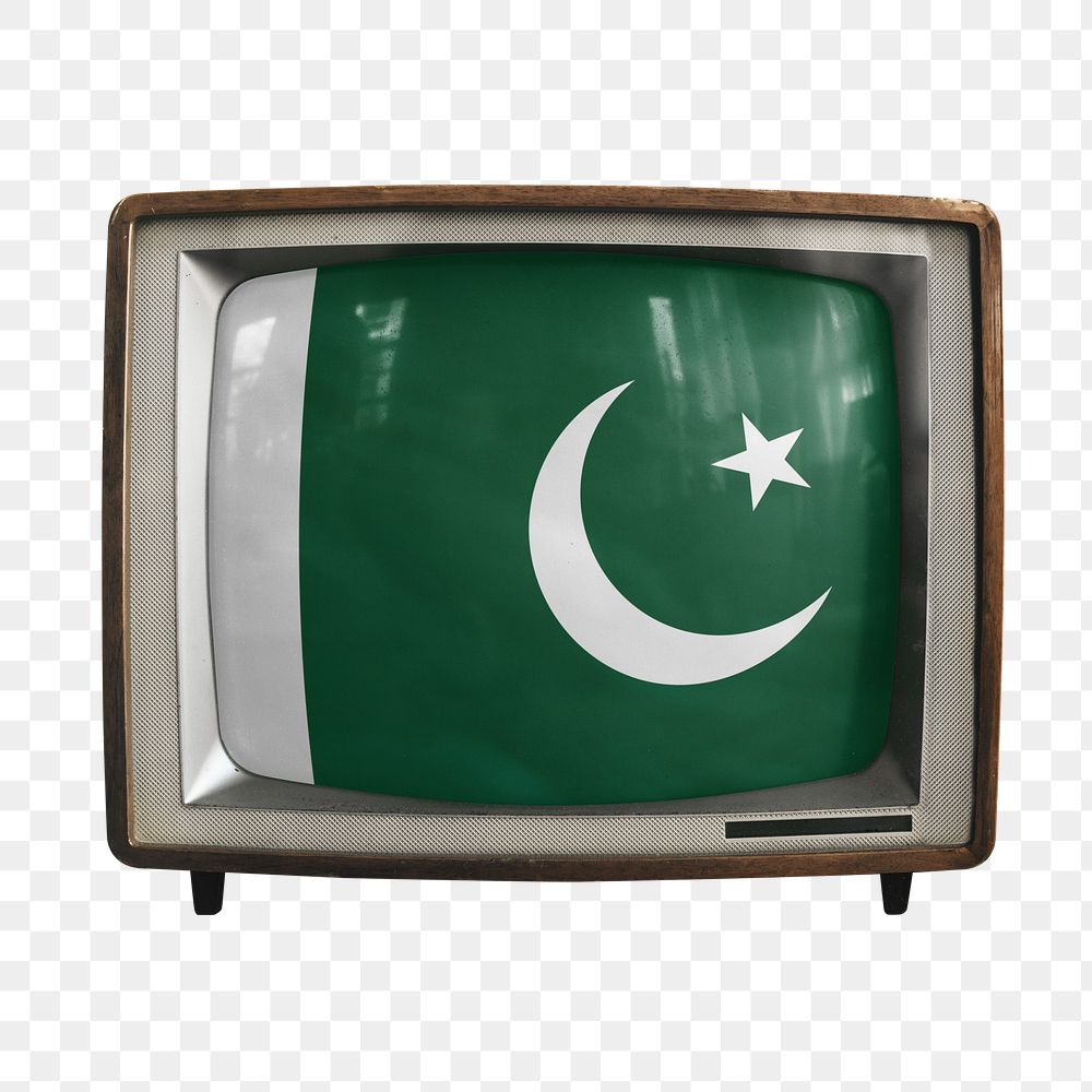 Png TV Pakistan flag, transparent background