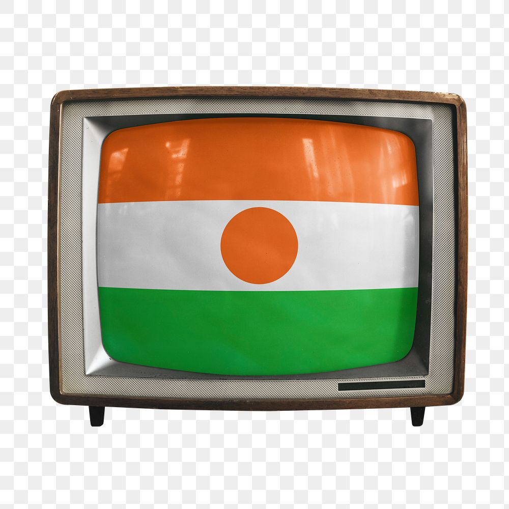 Png TV Niger flag, transparent background