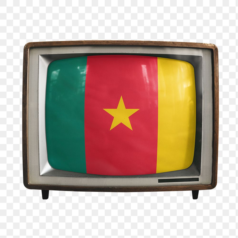 Png TV Cameroon flag, transparent background