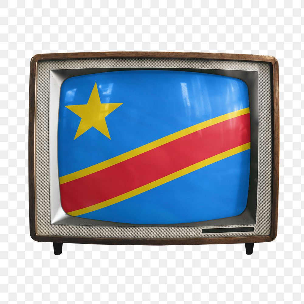 Png TV Congo republic flag, transparent background