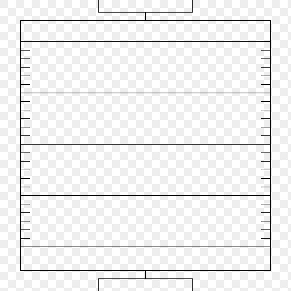 PNG American football outline, transparent background