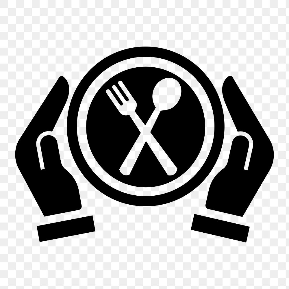 PNG restaurant flat icon, transparent background