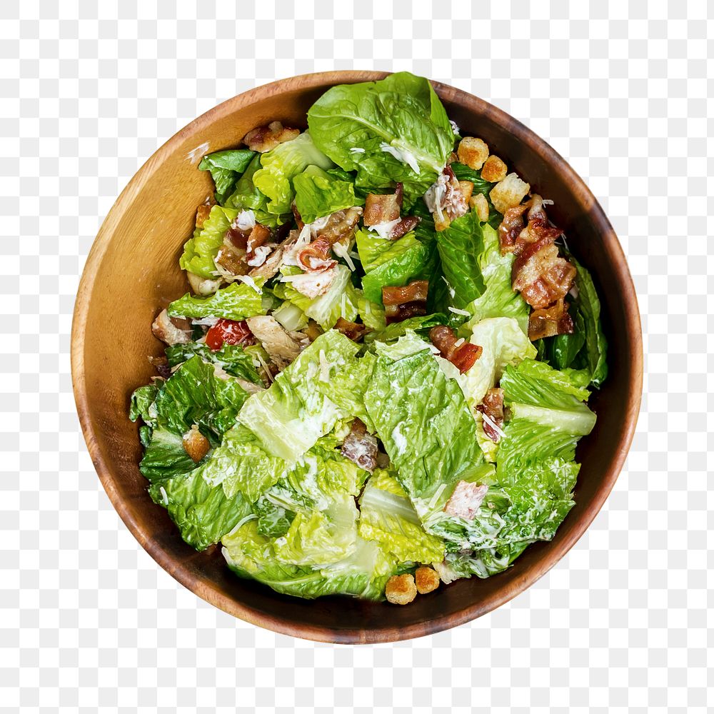 Salad bowl png, healthy food, transparent background