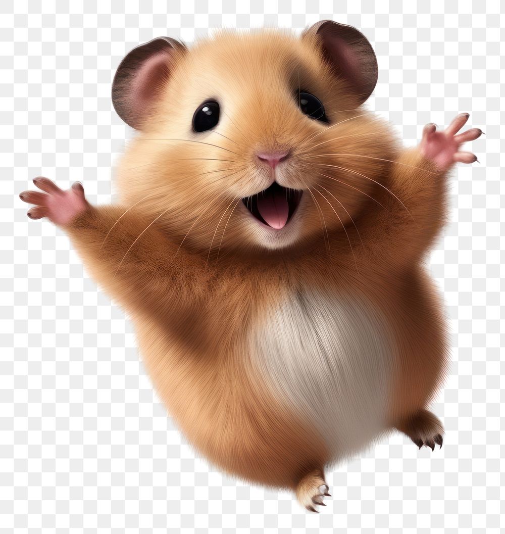 PNG Hamster rat mammal rodent. AI generated Image by rawpixel.